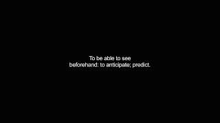 Foreseeing  Dictionary Meaning And Pronunciation