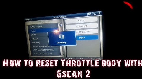How to reset/calibration Throttle body with Gscan 2 urdu/Hindi