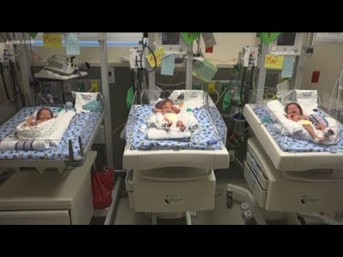 Mother gives rare, natural birth to triplets