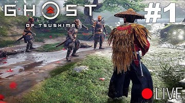 First Time Playing Ghost Of Tsushima Livestream Part 1