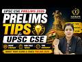 Prelims Tips for UPSC CSE 2026 | Smart Strategy by Dr. Tanu Jain Ma’am