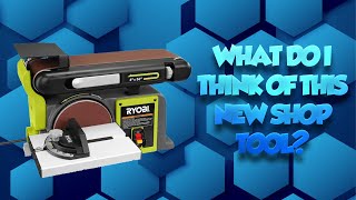 Is It WORTH The MONEY? RYOBI Belt And Disc Sander Unboxing!
