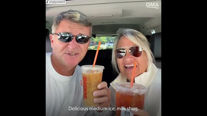 Recent empty nesters create hilarious Dunkin revie...