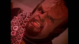When Worf's girlfriend tells him "It's that time of the month"