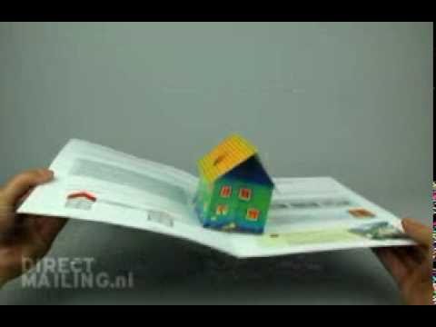 Verwonderend Direct Mail: Pop-up mailing - Pop up huis in kaart - YouTube XJ-75