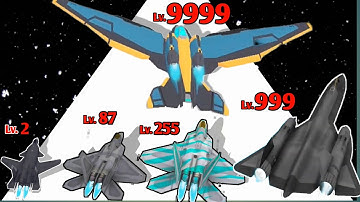 PLANE BATTLE, HIGH LEVEL UP PLANES - Merge Planes 3D ⭐ (PART 1) , MERGE ANDROID BATTLE