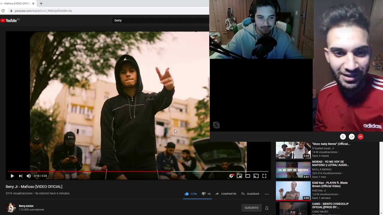 (REACCIÓN) Beny Jr - Mafioso [VIDEO OFICIAL] [Red Labels]