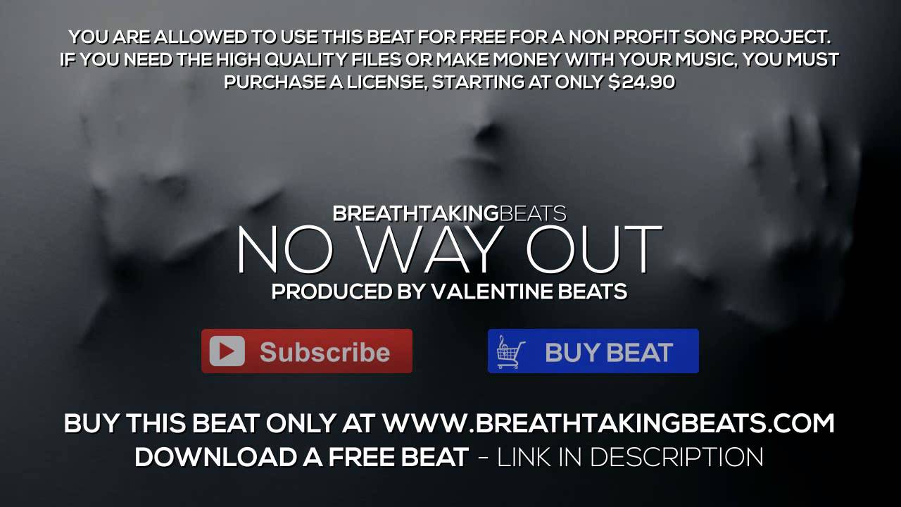 Extremely deep rap instrumental - No Way Out