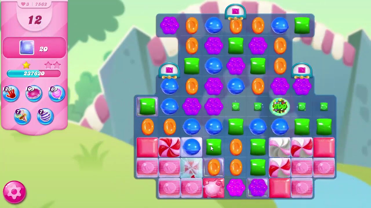 Candy Crush Saga LEVEL 7562 NO BOOSTERS - YouTube