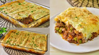 فطيرة الراعي بطريقتها الاصليه مكونات بسيطه وطعم شهي (فطيرة البطاطا ) The Shepherd's pie screenshot 4