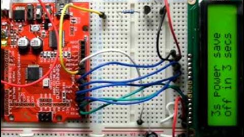Arduino LCD backlight/contrast demo
