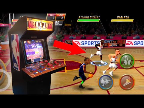 NBA JAM - 從「機台遊戲」做成「手遊」????！最早的NBA遊戲試玩！