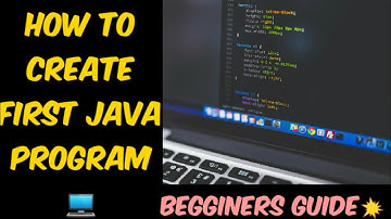 How to create first java program? | Hello world using notepad 💻 | Begginers guide🔍💻