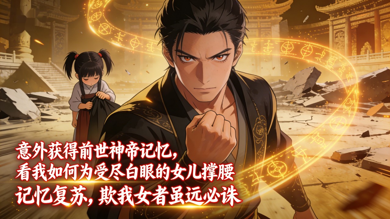 意外獲得前世神帝記憶，看我如何為受盡白眼的女兒撐腰。記憶復蘇，欺我女者雖遠必誅。#小说 #漫画 #都市小说