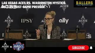 Head Coach Becky Hammon: Las Vegas Aces Postgame Presser | vs. Washington Mystics | 08.11.26