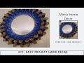 DIY, Mirror Home Decor|Dollar Tree Project|Wall Decor with plastic spoons|Jo-Jo&#39;s Handmade Creations