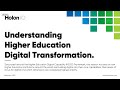 Understanding Digital Transformation in Higher Education - Webinar 1