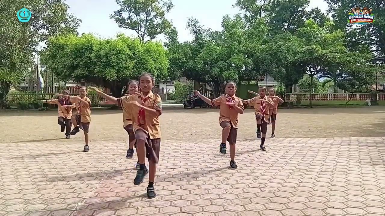 Senam Kreasi Ceria 🎶 “Jangan Tunggu Lama-Lama” | Dinda dkk | SDN 1 Karangsoko