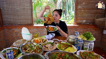 Đưa 1 Tấn Tỏi Lý Sơn qua đường ven Biển Vịnh Vĩnh Hy ăn Cơm Quê toàn món ngon ở Phan Rang Ninh Thuận