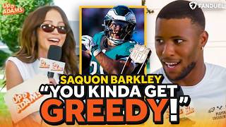 Eagles Saquon Barkley Getting GREEDY for Super Bowl, Hurdling His Son, STEAL WR Wicks & Win A MVP!