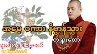 အမေ့စကား နိဗ္ဗာန်သွား တရားတော် ဆလုံသာသနာပြု ဂျလန်းကျွန်းဆရာတော် အရှင်ကုသလဇောတိ