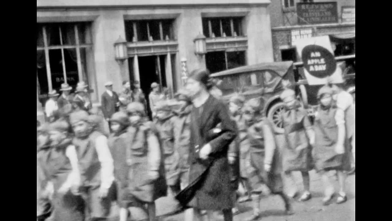 1929 Painesville Ohio Memorial Day PARADE Flower Festival by Utopia Theater