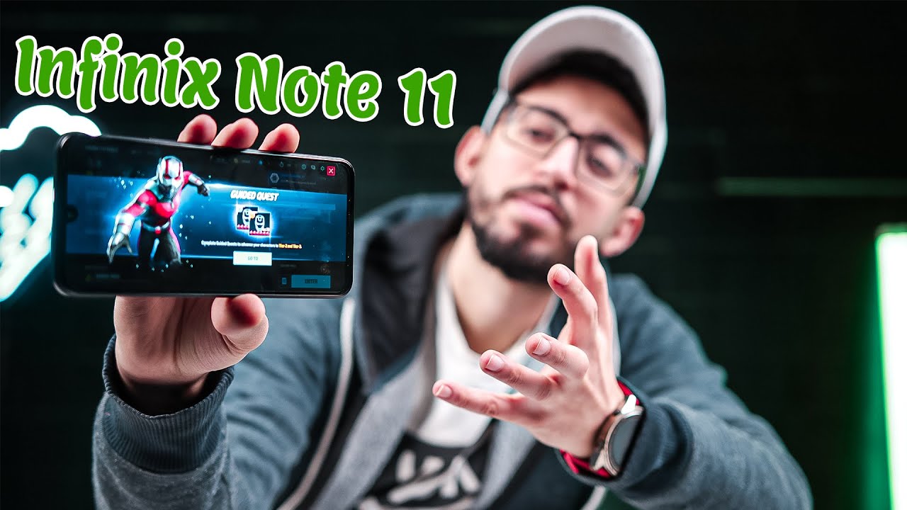 تجربة اقوى 5 العاب على Infinix Note 11 النسخه الكبيره ?