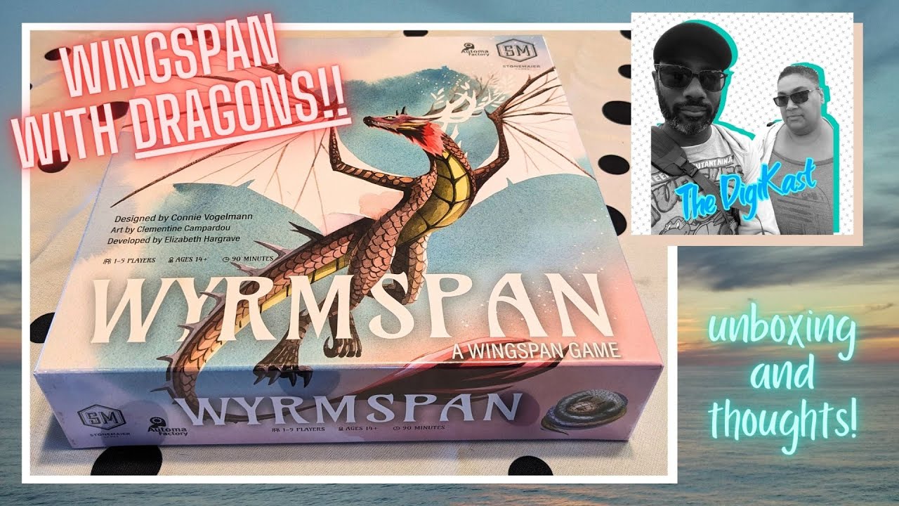 Wingspan with Dragons?? Wyrmspan Unboxing w/The DigiKast - YouTube