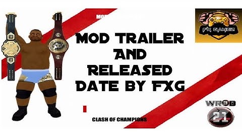 Wr3d Mod WWE 2k20 Ultimate Mod V1 Release Date and official trailer out Now by Fx Gamez