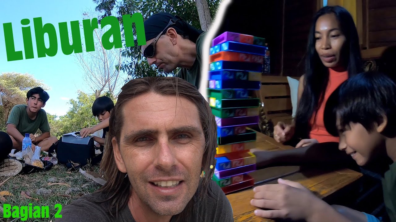 LIBURAN KELUARGA Ep2 : Main JENGA UNO yuk !  Siapa yang kalah ?