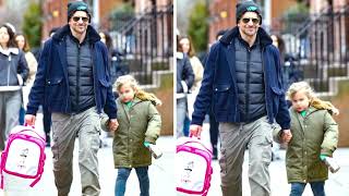 Bradley Cooper & Daughter Lea, Hold Hands After School In Cute New Photos