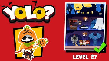 DEATHIGNER or YOLO? Gameplay Level 27 solution