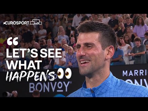 “Stefanos, see you in two days!” | Djokovic reaches TENTH Australian Open Final | Eurosport Tennis