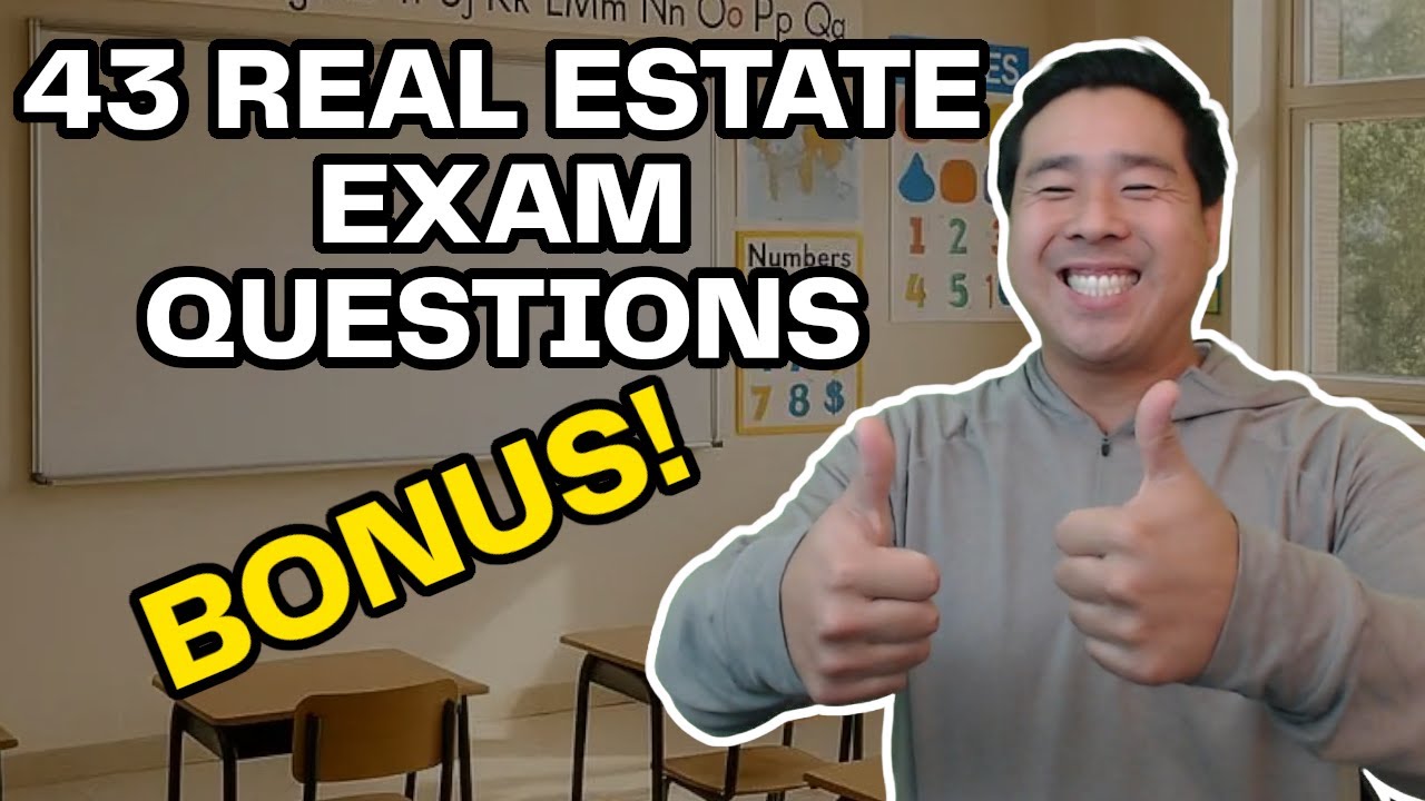 43 Real Estate Exam Questions for 2025 (Compilation)