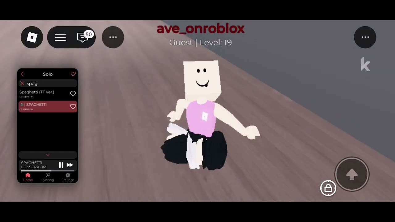 Spaghetti | LE SSERAFIM | roblox ❤ koya dance studio solo