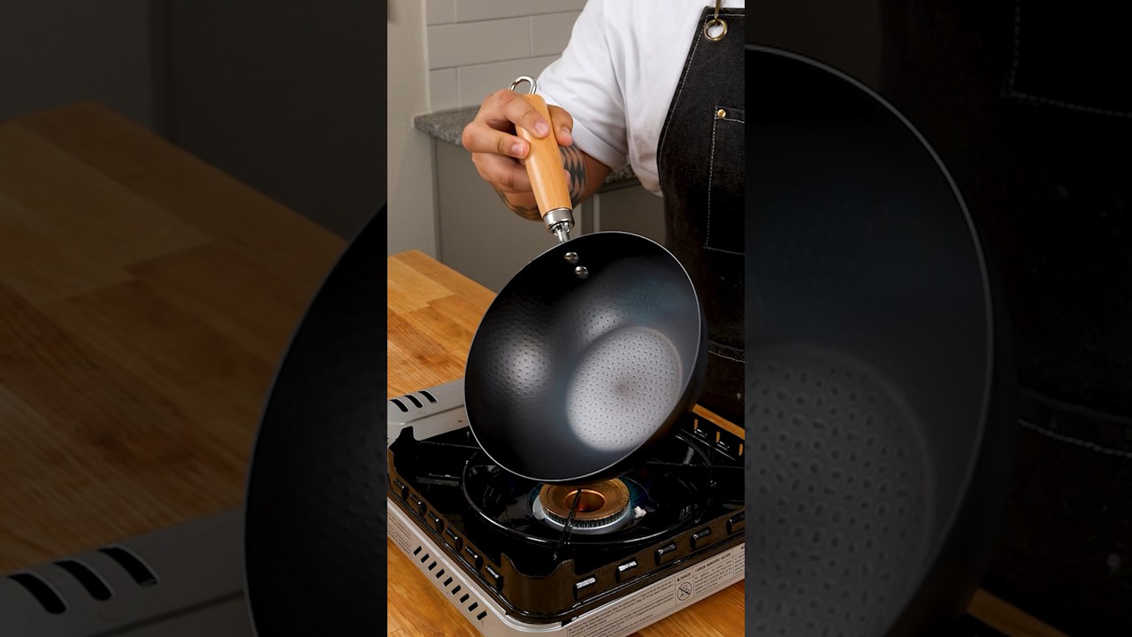 Tiny wok for a tiny man