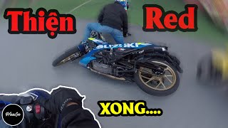 Thiện Red bị RỚT NÀI khi chơi STUNT với HauLee - Trường đua ĐẠI NAM - Exciter 155 screenshot 5