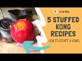 5 stuffed kong recipes how to stuff a kong dog toy