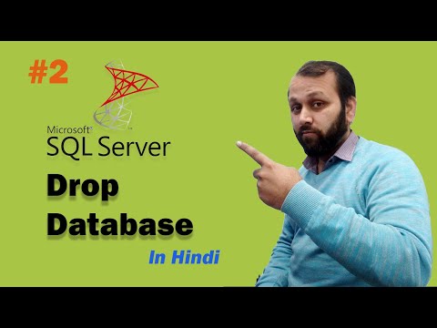 How To Drop Database In Sql Server (Full Hindi mssql Tutorial)