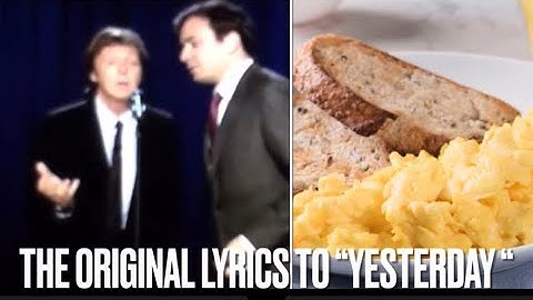 The Beatles’ “Yesterday” Was Originally Titled Scrambled Eggs