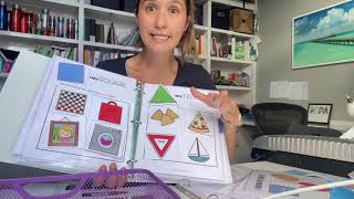 How to assemble the learning binder for 2 year olds - with tips for extended play