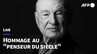 🔴 LIVE - Edgar Morin: cérémonie aux Invalides