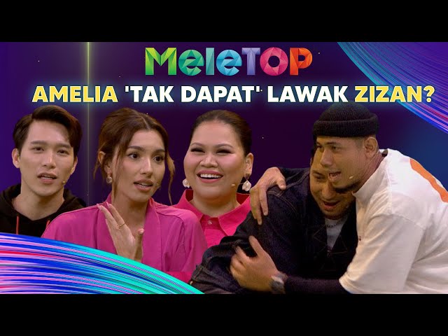 Amelia 'Tak Dapat' Lawak Zizan? Sean Lee Pula BELANJA Apa Tu?! | MeleTOP | Nabil class=