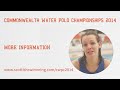 Commonwealth Water Polo Championships 2014 Teaser