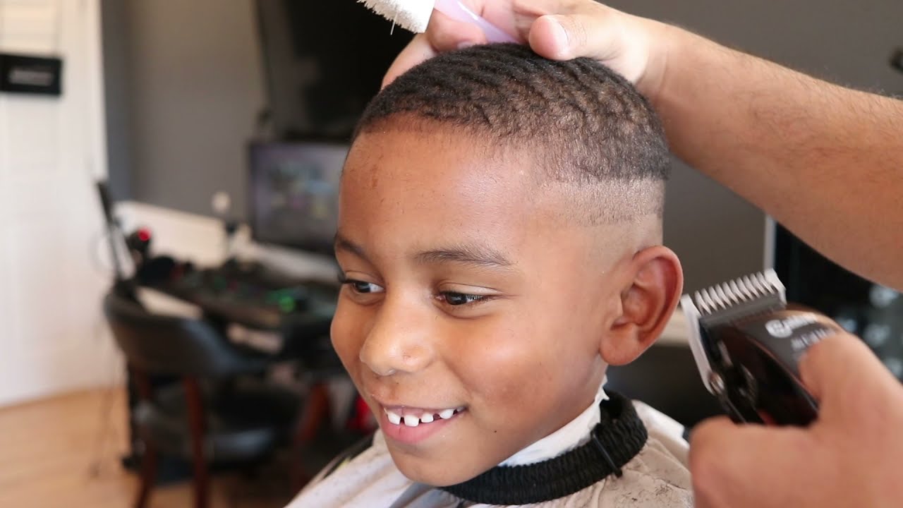 Kids cut with Caliber 50 Cal Limited Edition Clippers