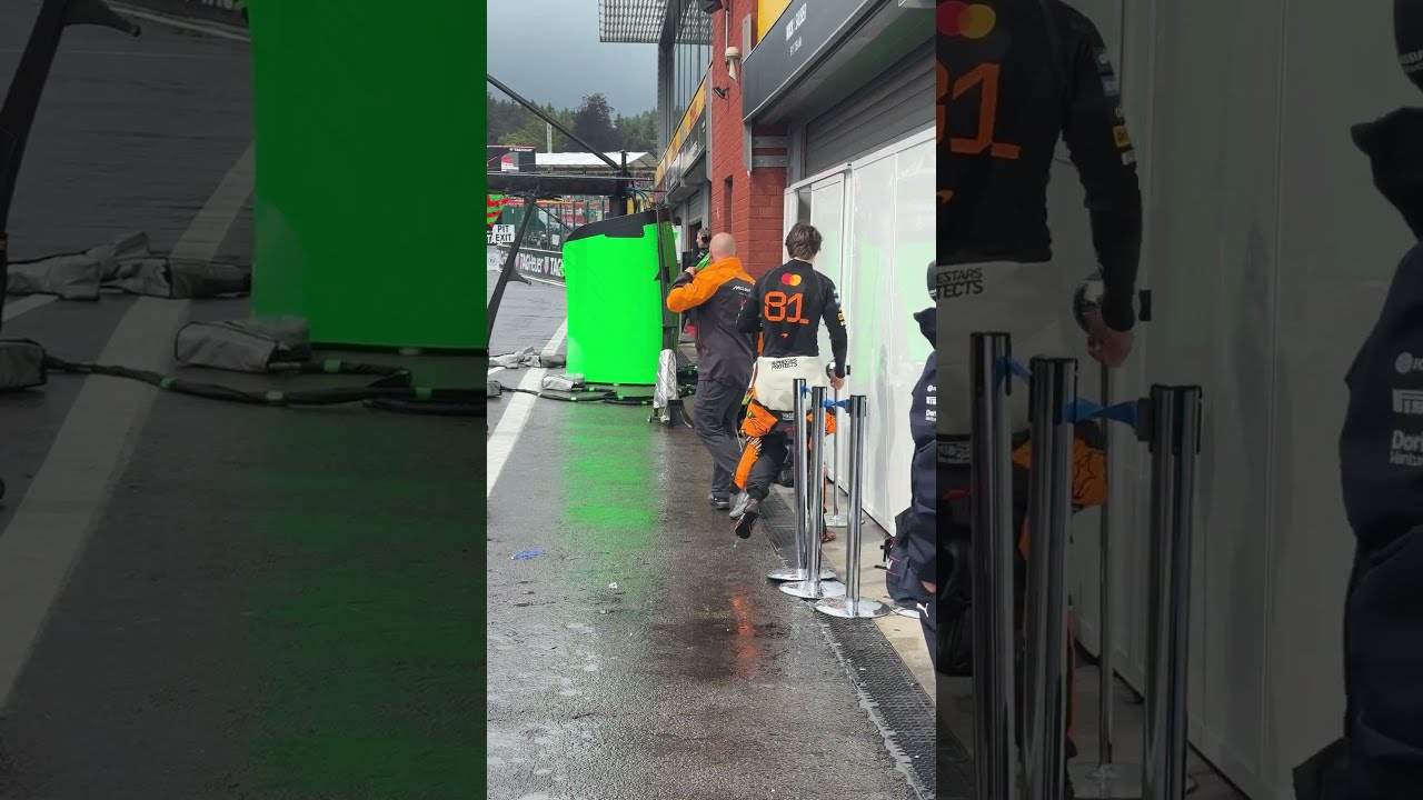 Everything Ok Oscar We Had A Visitor During The Rain Break In Spa F1