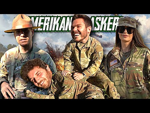 AMERİKA'DA ASKER OLDUK! | AMERİKAN ASKERİ YEMEKLERİNİ DENEDİK!