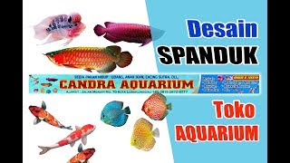 Desain Spanduk Toko Aquarium | Spanduk Toko  Ikan Hias