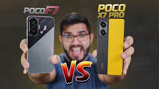 EITA! POCO F7 vs X7 PRO! Qual comprar agora? Comparativo completo