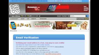 How do I verify the email in IMVU